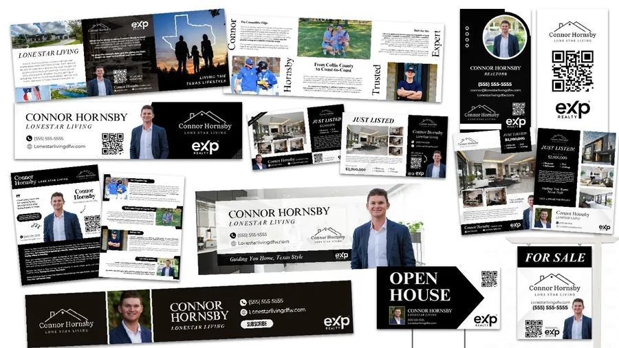 Connor Hornsby marketing work: Lonestar Living, complete system